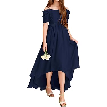 open lace back dress Amazon Best Sellers: Best Girls' Special Occasion Dresses