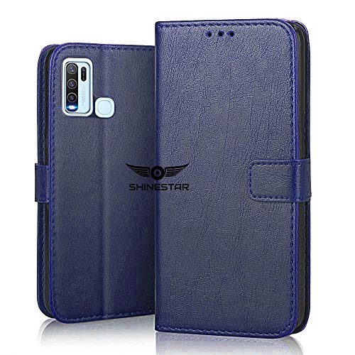 SHINESTAR Vivo Y50 Flip Case | PU Leather Flip Cover Wallet Case with TPU Silicone Case Cover for Vivo Y50 - (Ultimate B