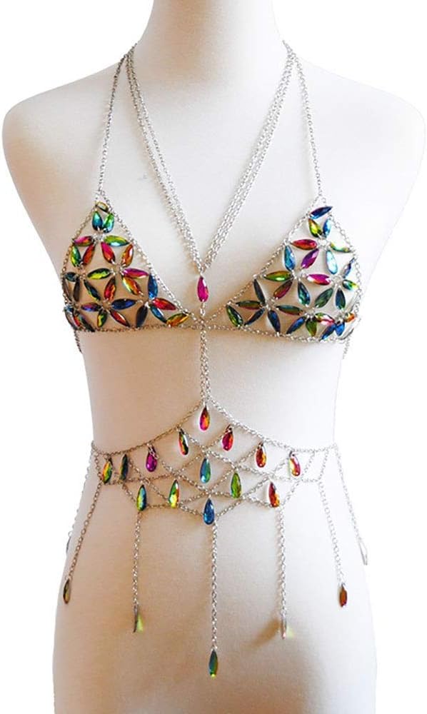 Body Chain Neckle For Women Womens Body Chain Jewelry Summer Bikini