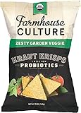 Farmhouse Culture Kraut Krisps Snack, Zesty Garden Veggie