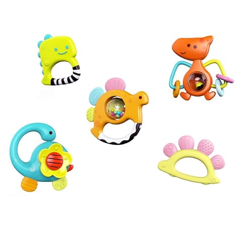Dinosaurier Baby Rasseln Beissring Shaker Greifen Und Drehen Rassel
