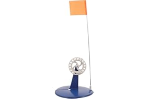 TOYANDONA Portable Ice Fishing Tip-Up Flag with Spring-Loaded Hook and Plastic Flag for Winter Angling