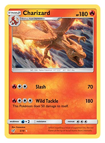 Charizard - 5/18 - Holo Rare - Detective Pikachu
