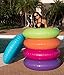 Mimosa Inc Bright Pink Inflatable Premium Quality Giant Round Tube Pool Float