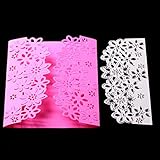 Yezike Cutting Dies Stencil Flower Lace Card Making Scrapbooking Metal Die Cuts Mould Template for DIY Scrapbook Album Paper Card Making Festival Decoration (B)
