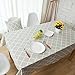 ColorBird Tablecloth Geometric Series Moroccan Pattern Cotton Linen Tablecloth for Dining Kitchen Living Decorative Tabletop Cover (Rectangle/Oblong, 55