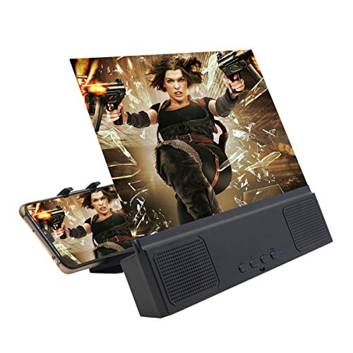 IIKOOPEEK-Mobile-Phone-Screen-Amplifier-With-Audio-Bluetooth-Speaker-3D-HD-12-Inch-Portable-Mobile-Phone-Magnifier-Cell-Phone-Stand-Screen-Projector