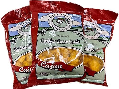 Wisconsin's Cajun Cheddar Cheese Curds 5 oz - pack of 3
