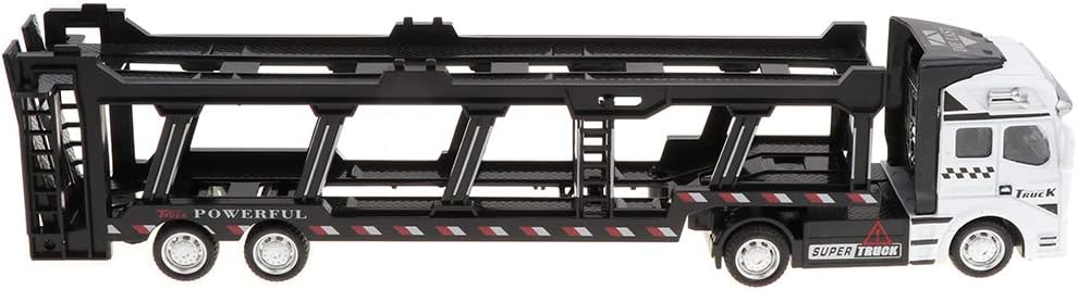 Amazon 1 50スケール ダイキャストキャリア車 トレーラー トラック模型 列車モデル おもちゃ 4色選択 ホワイト ミニカー ダイキャストカー おもちゃ