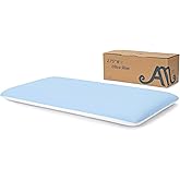 AM AEROMAX 2.75 Inches King Size Hyper Slim Memory Foam Pillow for Stomach and Back Sleepers - Thin, Flat Design for Cervical Neck Alignment and Deeper Sleep.