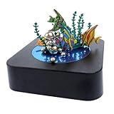 Decorative Colorful Desk Office Aquarium Magnetic Sculpture Paper Clip Holder Building Block by MINYA