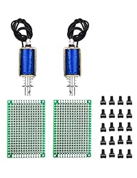 Imán electromagnético tipo Pull de 0.394 in, 12 V, 5 A, 20 piezas, 2 unidades