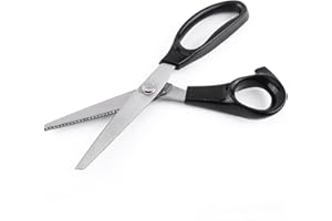 Sewing Shears, 3/5/7mm Fabric Decorative Round Triangle Edges Pinking Shears Stainless Steel Handheld Jagged Dressmaking Supp