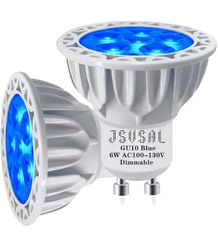 Rojo Bombilla LED GU10 de 5W Foco, MR16 Luz de Color, Reemplazo Halógeno 50W, AC 230V, 500LM, 120 °, No Regulables, Iluminación Decorativa para Paisaje, Escenario, Bar, Fiesta, Paquete de 2