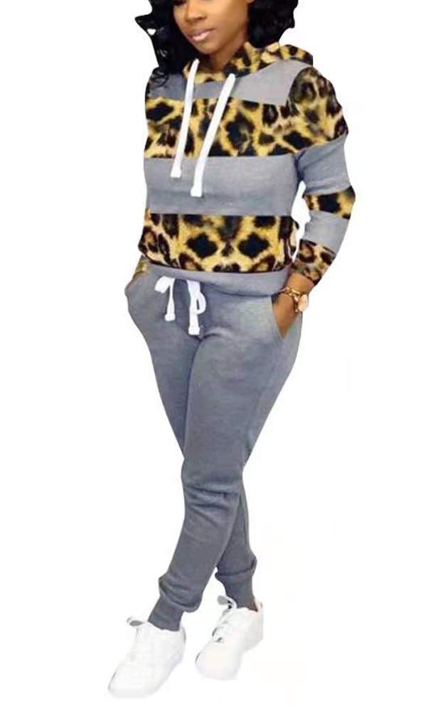Jogging Suits for Women - Two Piece Sweatsuit Pullover Hoodie + Long Pants Tracksuit Set Jumpsuits