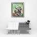 Chige DIY 5D Diamond Painting Kit, Cross Stitch Craft Kits Rhinestone Embroidery Wall Stickers Pasted Picture Drawing for Living Room Craft Home Wall Decor (Elephant)