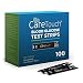 Care Touch Blood Glucose Test Strips (100 Count) for Use with Care Touch Monitor - 1 Box of 100