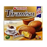 Orion Tiramisu, Coffee Flavored Soft Cupcake Dessert (12 Pieces)
