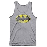 Hybrid Justice League Batman Logo Mens Tank Top Tee (Large)