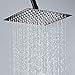 Hiendure™ Stainless Steel Bathroom Square Rainfall Shower Head 12 Inch,oil Rubbed Bronze