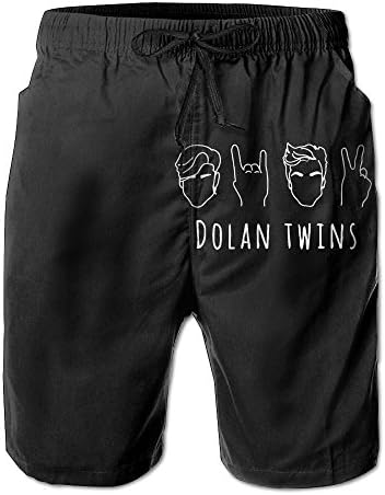 MJCoulombe Mens Dolan Twins Youth Breathable Boys Beach Shorts Surfing Pants Medium
