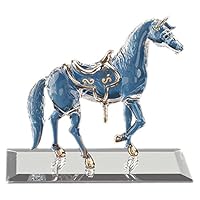 Glass Baron ~ Horse with 22kt. gold accents
