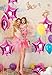 Treasures Gifted Pink Star Balloons - Pink Mylar Star Balloons - Pink Star Foil Balloons - Pink Star Mylar Balloons (Globos Estrellas) - 18 Inch Star Balloons - 6 Pack Foil Star Balloons, Pink
