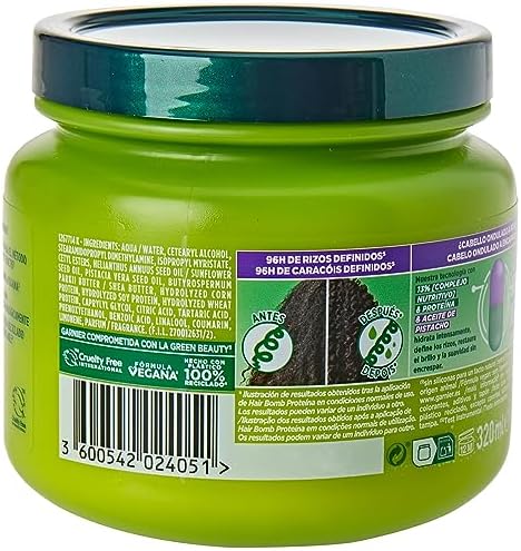 Máscara Fructis Hydrarizos, 320ml