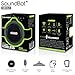 SoundBot SB512 HD Premium Water & Shock Resistant Bluetooth Wireless Shower Speaker,Hands-Free Portable Speakerphone w/Hi-Fi Output, Built-in Mic, 6Hrs Playtime, Intuitive Control Buttons, MicroUSB