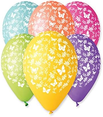 esscosa Butterfly Balloon 30cm-12 Assorted Colours 10pcs