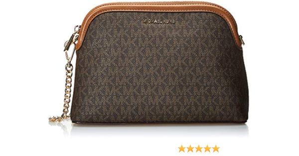 MICHAEL KORS Womens Large Zip Dome Xbody Bag, Brown/Acorn - 32H9GJ6C3B :  Buy Online at Best Price in KSA - Souq is now Amazon.sa: Fashion