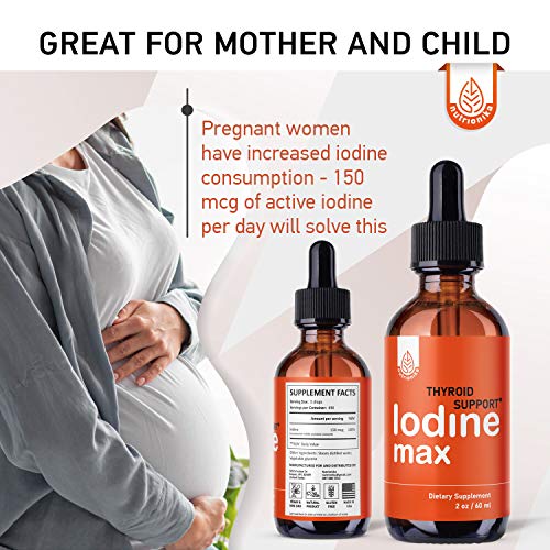 Nutrionika Nascent Iodine Drops Liquid Iodine for Thyroid Support