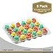 OccasionWise 24 Mini Cupcake Container Box - Perfect for Mini Cupcakes with Tall Toppings - 5 Pack