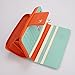 Augur Women's Leather Wallet Card Holder Purse Long Zipper Clutch Wallet Handbag