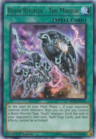 Yu-Gi-Oh! - Bujin Regalia - The Mirror (MP14-EN170) - Mega Pack 2014 - 1st Edition - Rare
