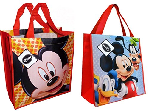 Disney Mickey Mouse and Friends Reusable Tote Bags, 2pack