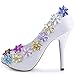 ELEGANTPARK AJ Shoes Dress Hat Accessories Fashion Rhinestones Crystal Shoe Clips 2 Pcs Pink