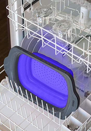 image for Collapsible Kitchen Colander - Over the Sink Kitchen Strainer By Comfi