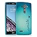 kwmobile TPU Silicone Case for LG G4 - Soft Flexible Shock Absorbent Protective Phone Cover - Smile Blue/Turquoise
