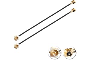 POBADY 2PCS U.FL IPEX IPX Male to U.FL IPEX IPX Female Cable 6" /15CM U.fl/IPEX IPX 1.13mm Low-Loss Extension Cable