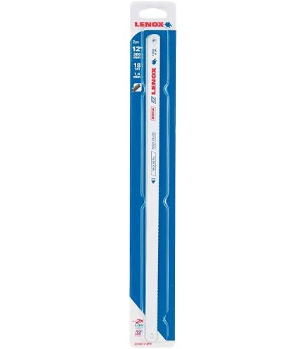 LENOX Tools Hacksaw Blade, 12-inch, 18 TPI, 2-Pack (20160T218HE