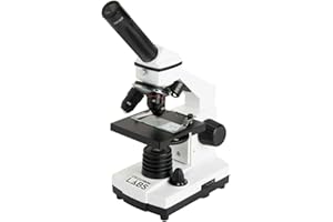 Celestron – Celestron Labs – Monocular Head Compound Microscope – 40-800x Magnification – Adjustable Mechanical Stage – Inclu