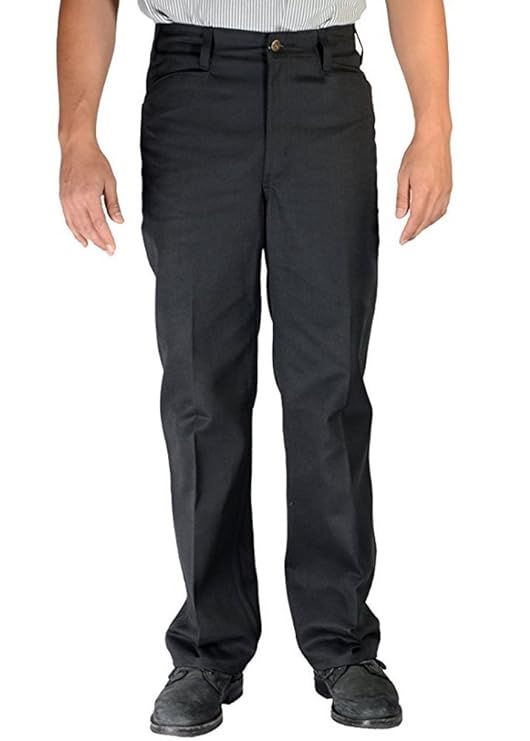 Buy Ben Davis Men's Original Trim Fit Work Pant (34x32, Black) at Amazon.in