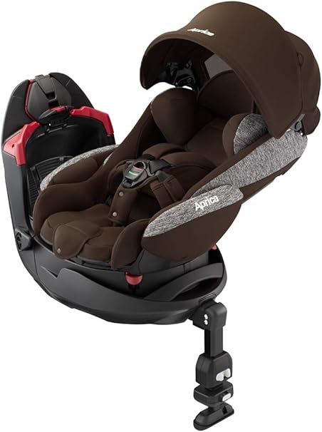 Amazon Aprica アップリカ シートベルト固定 回転式 ベッド型 チャイルドシート フラディアグロウ ブラウンウッド 0か月 1年保証 ベビー マタニティ ベビー マタニティ 通販