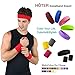 HOTER Sports Thick Solid Color Wristband with Zipper / Wrist Wallet, 1PC/2PCS PACK