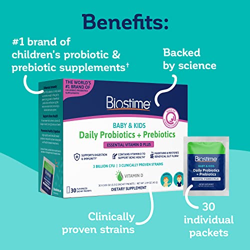 Biostime Infant Baby Probiotic & Prebiotic with Vitamin D Baby