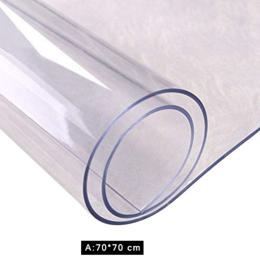 Beesuya PVC Transparente Mantel De Plástico Impermeable Cubierta De
