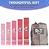 RT-Designs-Fabric-Exercise-Bands-5-Level-Resistance-Band-Set-Non-Slip-Fitness-Accessories-with-Drawstring-Travel-Storage-Bag-Resistance-Exerciser-Loop-Belts-Portable-Home-Workout-Essentials R&T Designs Fabric Exercise Bands - 5-Level Resistance Band Set - Non-Slip Fitness Accessories with Drawstring Travel…