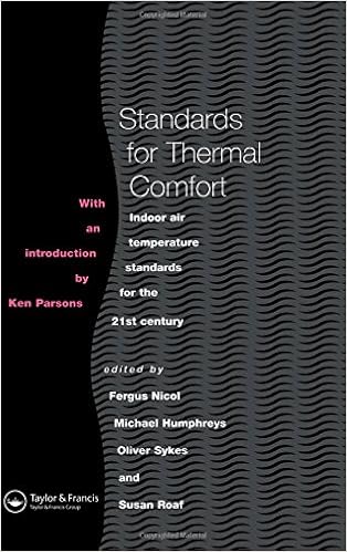 Standards For Thermal Comfort Indoor Air Temperature Standards