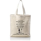 Cartoon Movie Canvas Tote Bag, Reusable Grocery Bags, Canvas Tote Bag, Canvas Bags for Women, You Are Braver Stronger Smarter Than You Think